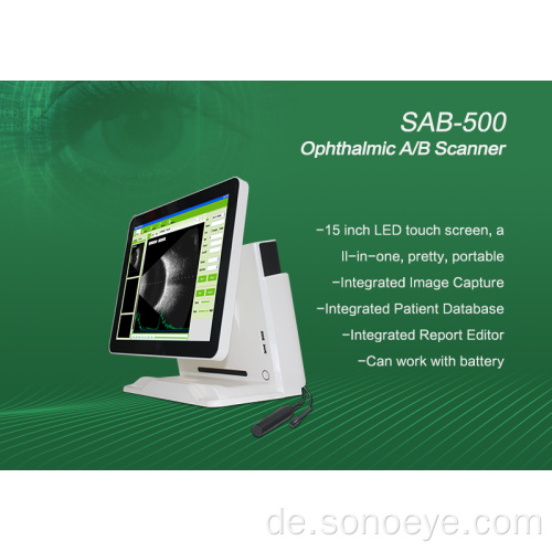 Ophthalmischer A / B-Scanner SAB500